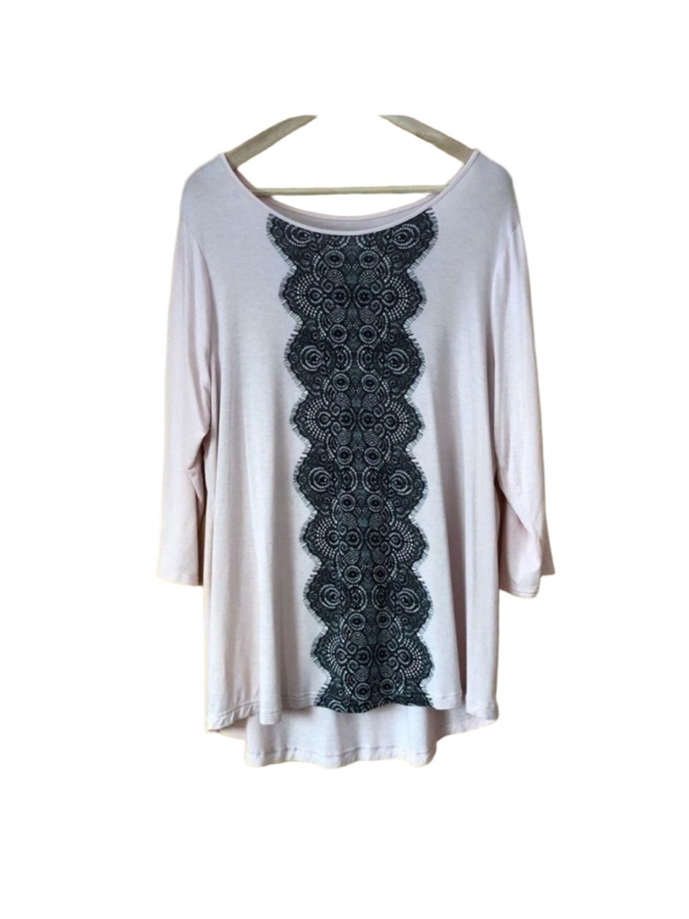 Apt. 9 Intimates Lace Print Night Shirt Sleep Shirt Size XXL
